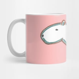 Facing Left Capybara Mug